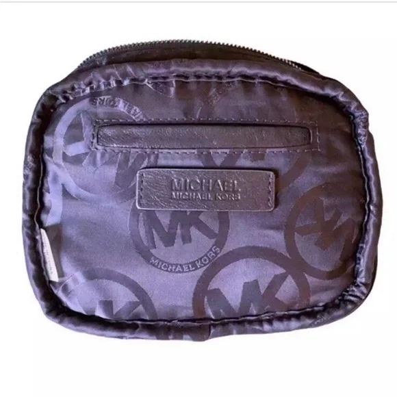 MICHAEL Michael Kors Jet Set Mini Crossbody Bag Leather Metallic Dark Silver - Picture 8 of 9